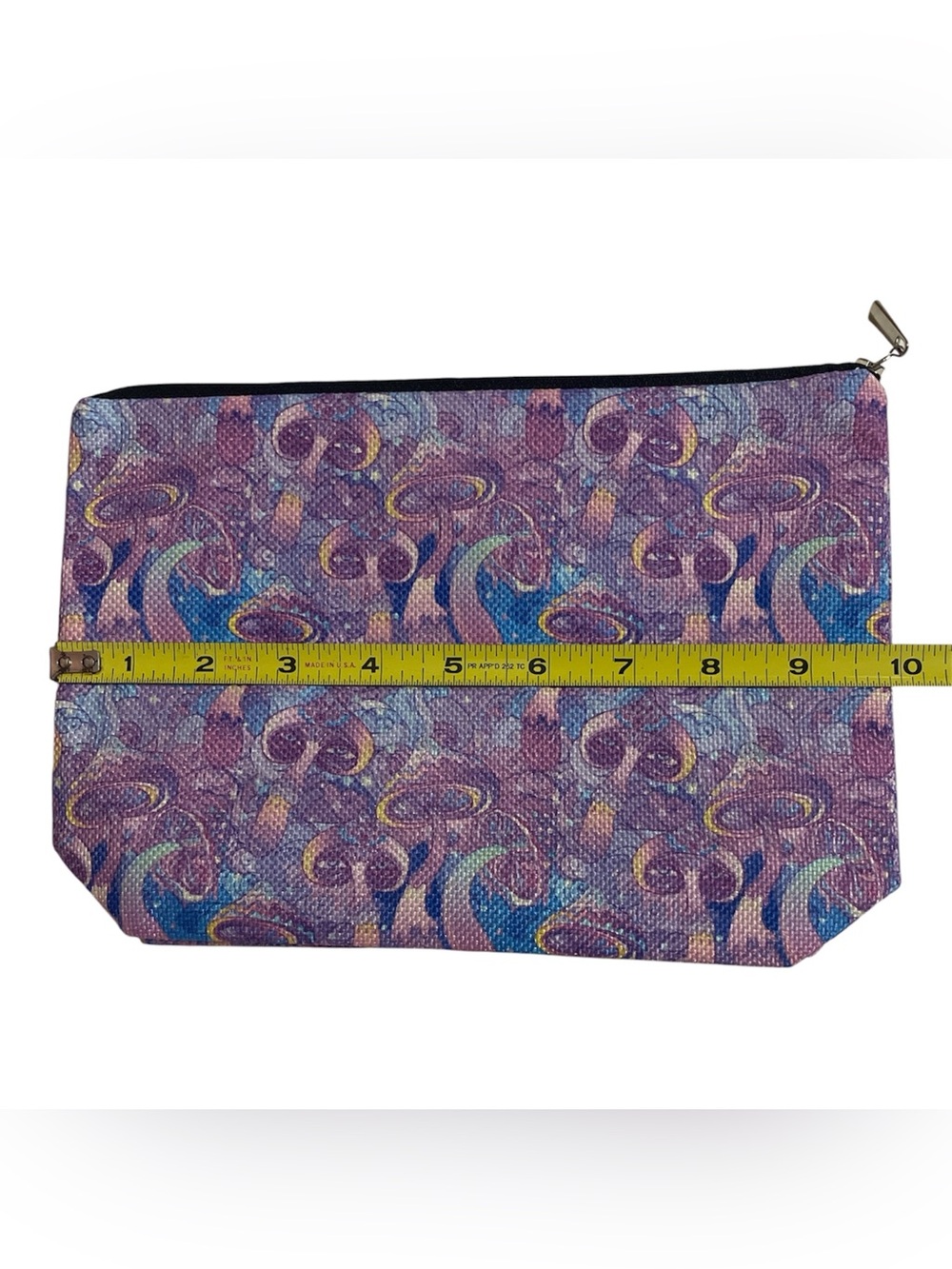 Purple Mushrooms Design Cosmetic Bag - Picture 5 of 6